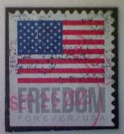 United States, Scott #5790, Used(o) Booklet, 2023, Flag Definitive: Freedom Flag, (63¢) Forever - Oblitérés