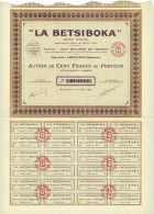 Titre De 1929 - La Betsiboka - Madagascar - Afrika