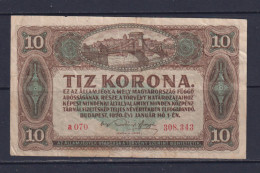 HUNGARY - 1920 10 Korona Circulated Banknote - Hongarije