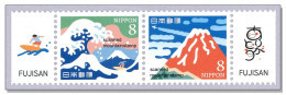 Japan 2018 Mountains Berge Volcanoes Hokusai Mount Fuji MNH ** - Neufs