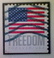 United States, Scott #5790, Used(o) Booklet, 2023, Flag Definitive: Freedom Flag, (63¢) Forever - Oblitérés