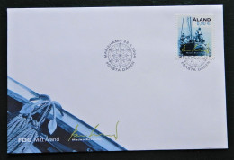 Åland FDC 2004 My Åland, President Mauno Koivisto's Åland, MiNo 233 - Sailing Ship - Aland