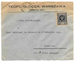  LETTRE POLOGNE  WARSZAWA.1927.. N°296.  TBE SCAN - Covers & Documents