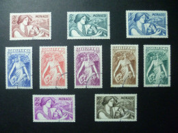 Monaco - 1941 - Pro Opere Di Beneficenza Del Principato - UNI 215/24 - SW 247/56 - Usados