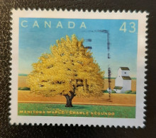 Canada 1994  USED  Sc1524 F   43c Manitoba Maple - Usati