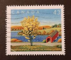 Canada 1994  USED  Sc1524 D   43c  Striped Maple - Used Stamps