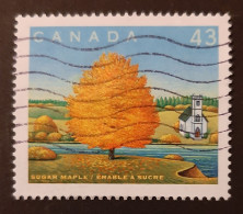 Canada 1994  USED  Sc1524 B   43c  Sugar Maple - Used Stamps