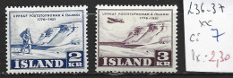 ISLANDE 236-37 ** Côte 7 € - Unused Stamps