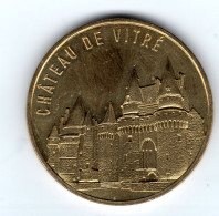 Jeton, Médaille Touristique De La Monnaie De Paris  35 Le Château De Vitré 2019 - 2019