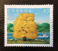 Canada 1994  USED  Sc1524a   43c  Bigleaf Maple - Used Stamps