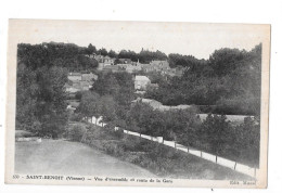 SAINT BENOIT - 86 - Vue D'Ensemble Et Route De La Gare - GEO 13 - - Saint Benoît