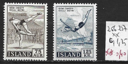 ISLANDE 256-57 ** Côte 1.25 € - Unused Stamps