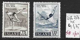 ISLANDE 256-57 ** Côte 1.25 € - Ongebruikt