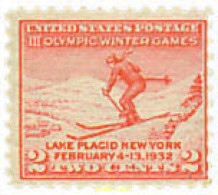 73619 MNH ESTADOS UNIDOS 1932 3 JUEGOS OLIMPICOS INVIERNO LAKE PLACID 1932 - Neufs