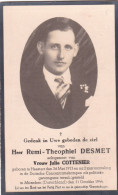 Oorlog 40 45 DESMET Remi °Heestert 16.05.1913 + Kamp Munchen 31.10.1944 X Cottenier Julia - Religion & Esotérisme