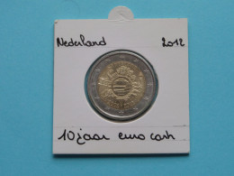 2012 - 2 Euro - 10 Jaar Euro Cash ( Zie / Voir / See > DETAIL > SCANS ) The Netherlands - Holland ! - Nederland