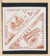 MONACO - VARIÉTÉ-  TAXE (1953)  5F ESSAI DE COULEUR -   ND -N** - Variedades Y Curiosidades