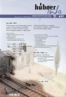 Catalogue HÜBNER 1997. 4  Informationsblatt - Spur 1  1:32 - Tedesco