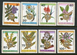 Rwanda 1969 Medicine Flowers Complete Set 8v MNH - 1970-1979