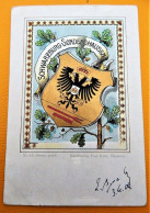 SCHWARZBURG - SONDERHAUSEN -  Wappen  , Kunstverlag Paul Kohl   -  1904 - Sondershausen