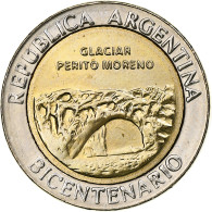 Argentine, Peso, Glaciar Perito Moreno, 2010, Bimétallique, SPL, KM:160 - Argentina