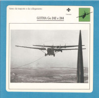 DeAgostini Educational Sheet "Warplanes" / GOTHA Go 242 And 244 (Germany) - Fliegerei