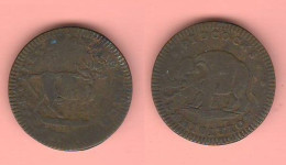 LONDON Gilbert Pidcock Exhibition Farthing Tokens Jetons Gettoni - Altri & Non Classificati