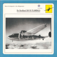 DeAgostini Educational Sheet "Warplanes" / De Havilland DH 95 FLAMINGO (Great Britain) - Aviation