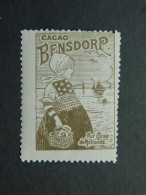 Vignette Pur Cacao De Hollande Bensdorp Poster Stamp Pure Cocoa From Holland - Erinnophilie