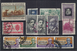 ESPAGNE Ca.1931-...: Lot D' Obl. CAD Et Neufs* - Andere & Zonder Classificatie