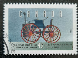 Canada 1993  USED  Sc1490a   43c  Historic Vehicles - 1, Taylor Steam Buggy - Oblitérés