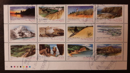 Canada 1993  USED  Sc1483a   5.16$ Pane Of 12  Provincial & Territorial Parks - Oblitérés