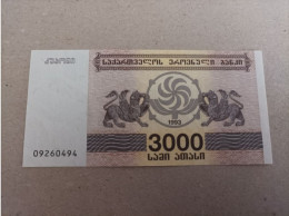 Billete De Georgia De 3000 Laris, Año 1993, UNC - Georgia