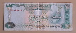 UNITED ARAB EMIRATES - 10 DIRHAMS - 1998-2007 - CIRC P 20 - BANKNOTES - PAPER MONEY - CARTAMONETA - - Emirati Arabi Uniti