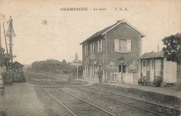 95 - VAL D'OISE - CHAMPAGNE SUR POISE - La Gare - Vue Intérieure - 10852 - Champagne Sur Oise