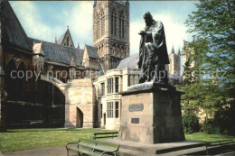 72578545 Lincoln Cathedral Und Tennyson Statue Lincoln - Altri & Non Classificati