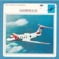 DeAgostini Educational Sheet "Warplanes" / GULFSTREAM VC-11A (U.S.A.) - Aviation