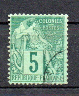 Col40 Colonies Alphée 1881 N° 49 Oblitéré Cote 4,00€ - Alphee Dubois