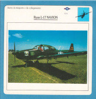 DeAgostini Educational Sheet "Warplanes" / Ryan L-17 NAVION (U.S.A.) - Aviation