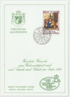 Weihnachtsfest 1990 Neujahr 1991 - Stamped Stationery