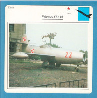 DeAgostini Educational Sheet "Warplanes" / Yakovlev YAK 23 (U.S.S.R.) - Aviazione