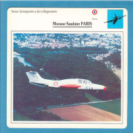 DeAgostini Educational Sheet "Warplanes" / Morane Saulnier PARIS (France) - Aviazione