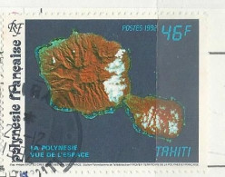 Polynésie - 1992 Polynésie Vue De L'espace - N° 405 Obl. - Usados