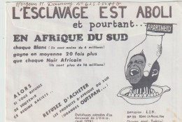 ENV 48 . Enveloppe Illustrée . L'esclavage Est Aboli . Apartheid . L I R La Roche-sur-Yon . - Autres & Non Classés