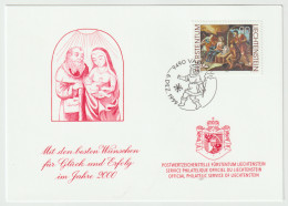 Weihnachtsfest 1999 Neujahr 2000 - Stamped Stationery