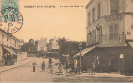 Nogent Sur Marne * 1905 * Débit De Tabac Tabacs TABAC Hôtel , La Rue Du Moulin * Villageois Enfants - Nogent Sur Marne