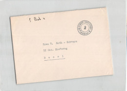 AG2588 HELVETIA FELDPOST  3 STABSKP. SCHUTZENBAT. TO BASEL - Poststempel