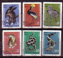 BULGARIA - 1968 - Zoo - Sofia  - Mi 1819/24 - Used - Oblitérés