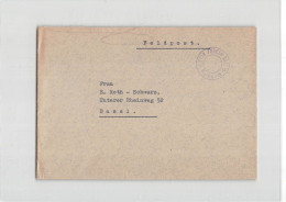 AG2590 HELVETIA FELDPOST STAB. FUNKER ABT. TO BASEL - Postmarks