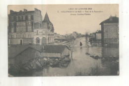 Crue De Janvier 1910, 7. Villeneuve Le Roi, Parc De La Faisanderie, Avenue Caroline Thérése - Villeneuve Le Roi